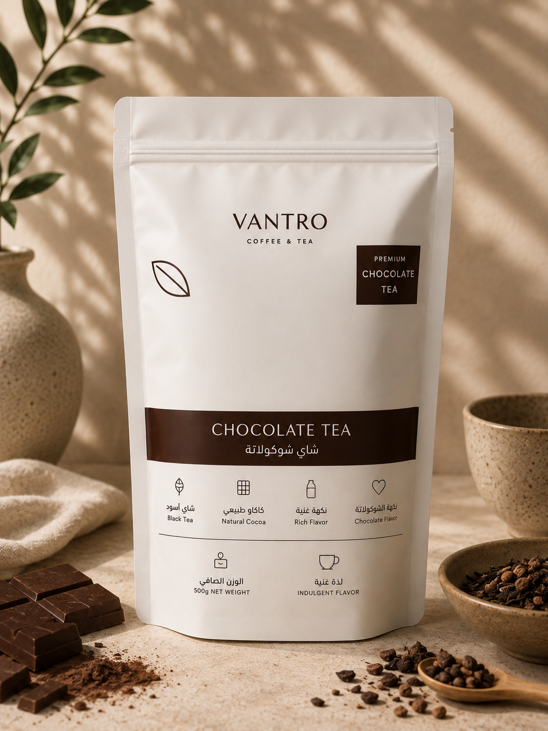 VANTRO Premium Chocolate Tea