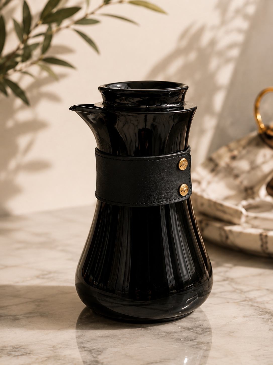 VANTRO Stainless Steel Dallah - Black